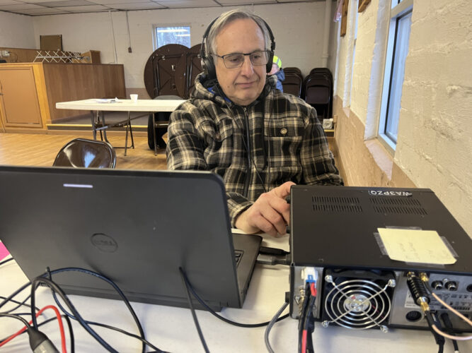 Hamming it up for winter event